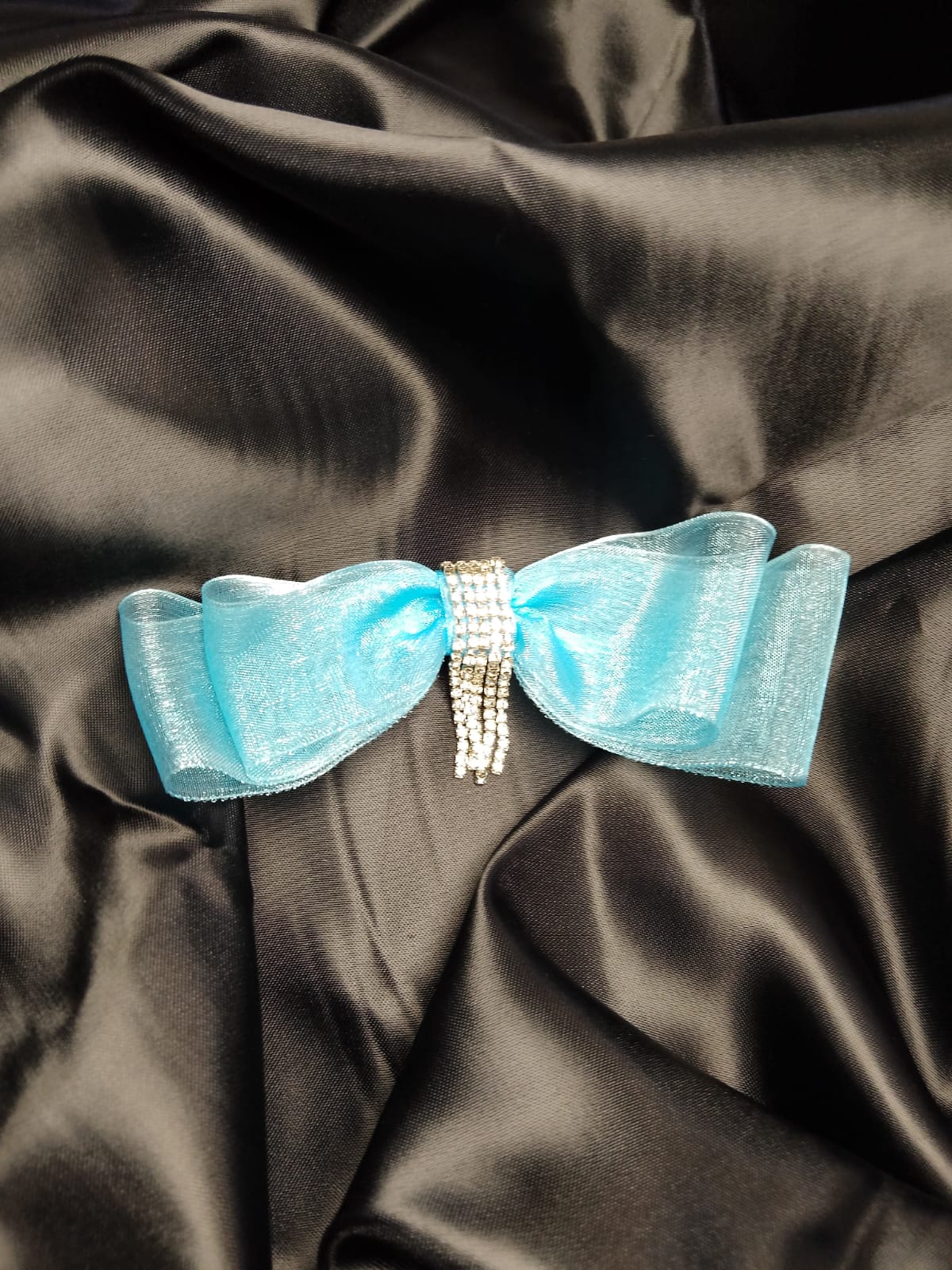 Sky blue hair clip