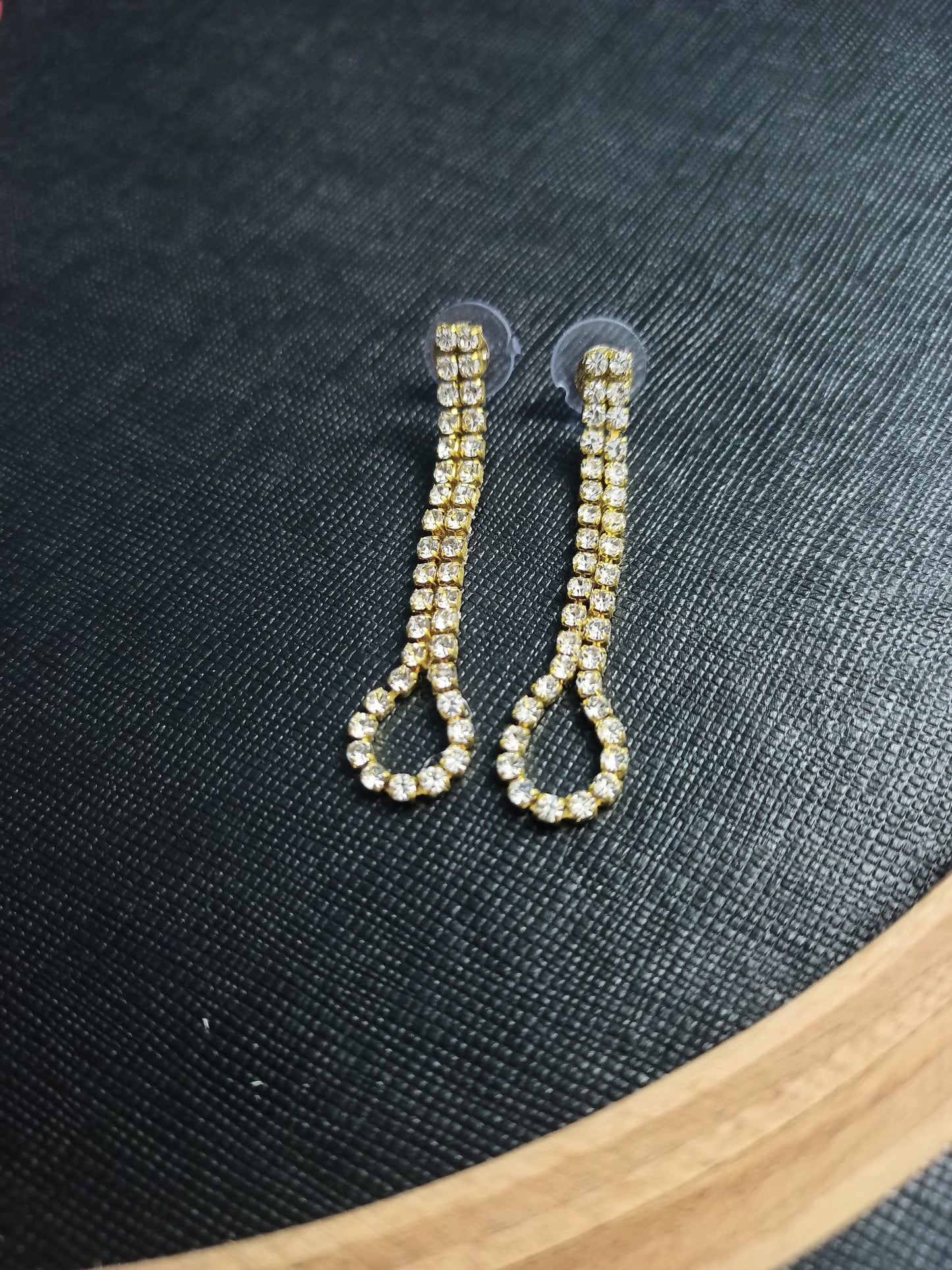 Long tassled earrings