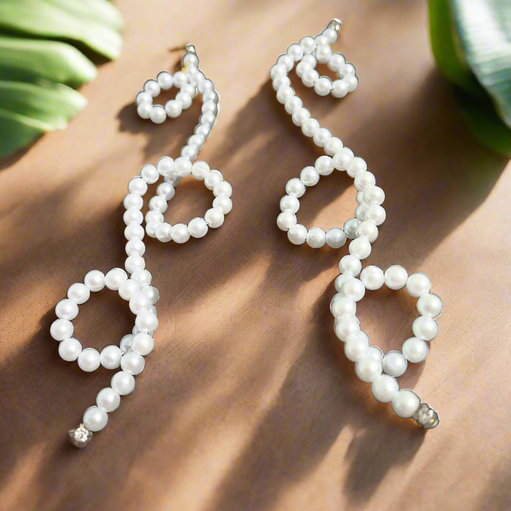 Sea horse pearl danglers (customized on order)