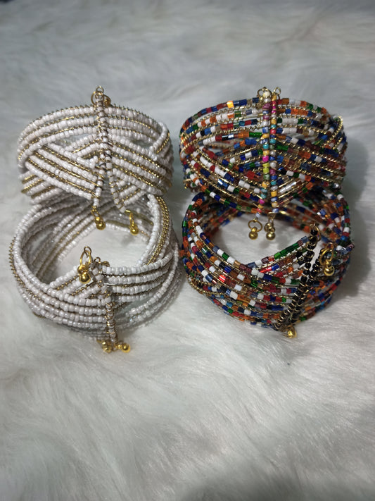 1 White Bracelet