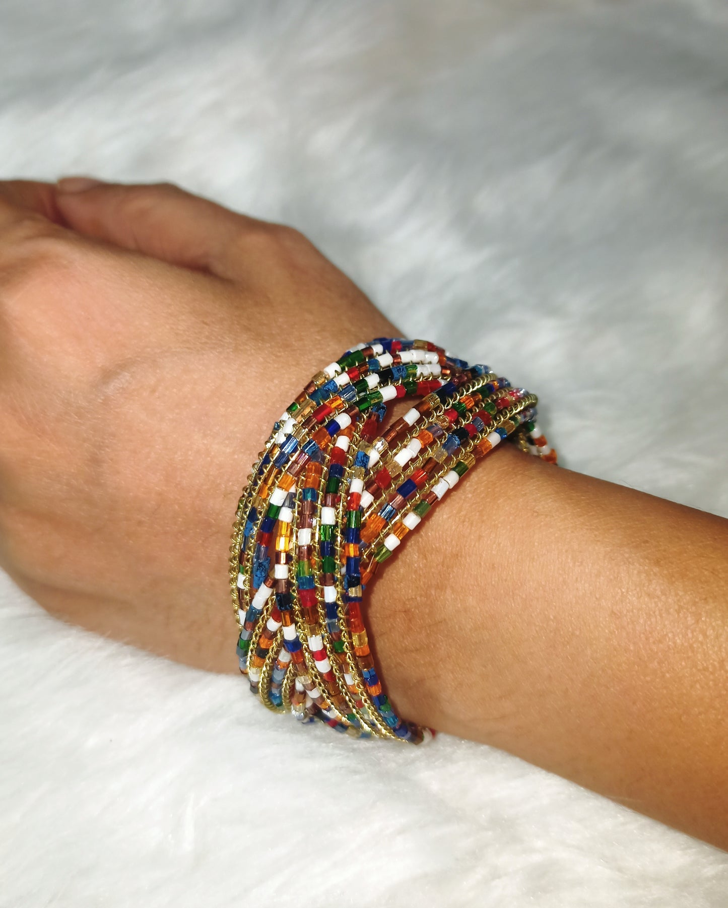 1 White Bracelet