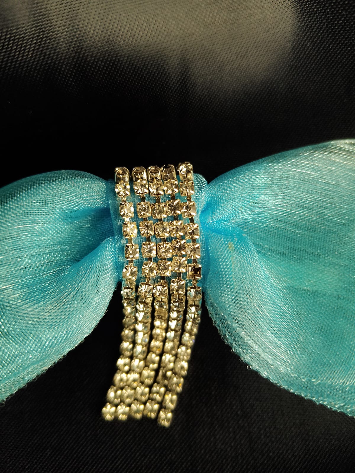 Sky blue hair clip