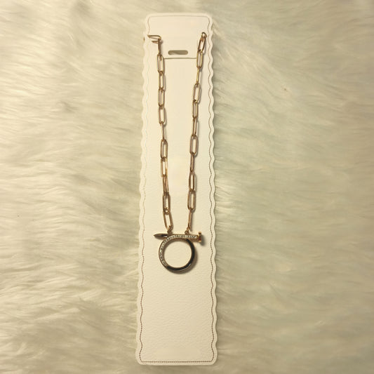 Gold silver nail pendant
