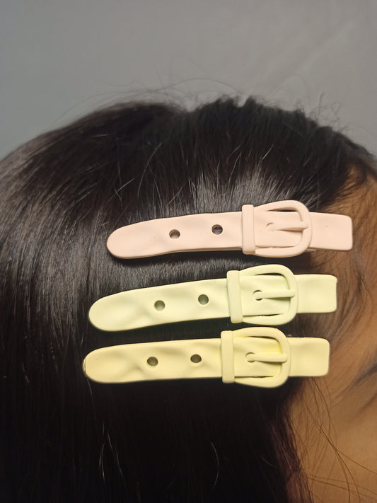 Belt design hair clip