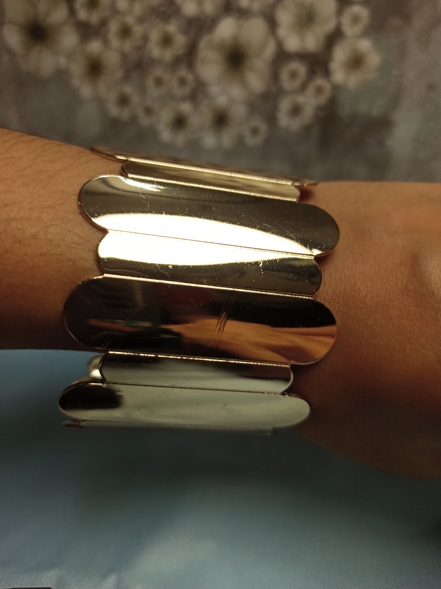 Asymmetric cuff bracelet